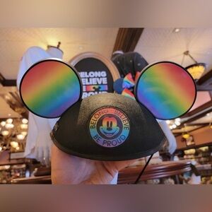 Disney Parks Pride Rainbow Mickey Mouse Ears Hat